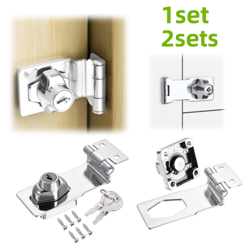 Cabinet Handle Pull - 1/2sets Knob style furniture safety lock,