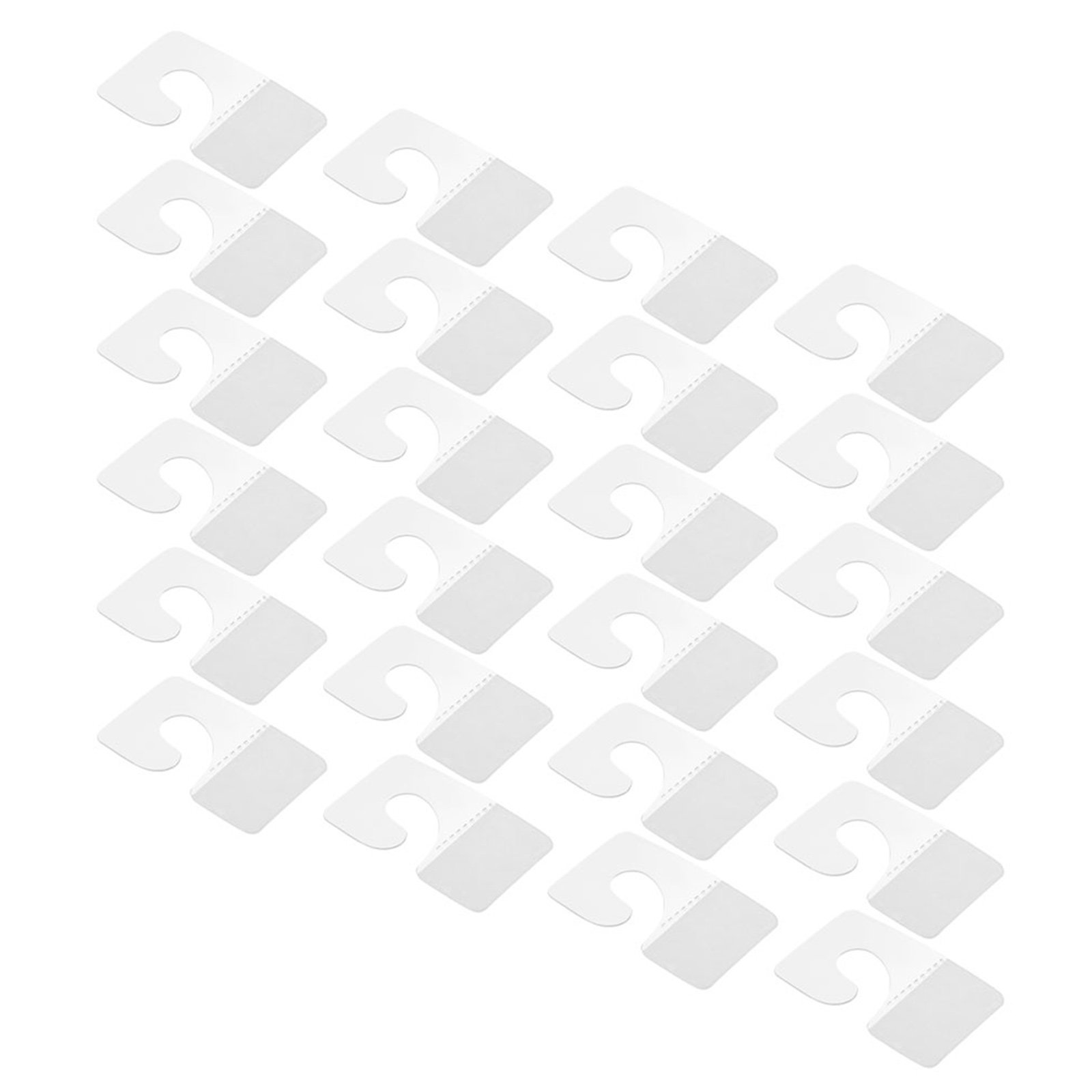 Wall Anchor Plastic - 350Pcs Clear Self-Adhesive Hanging Tabs Plastic
