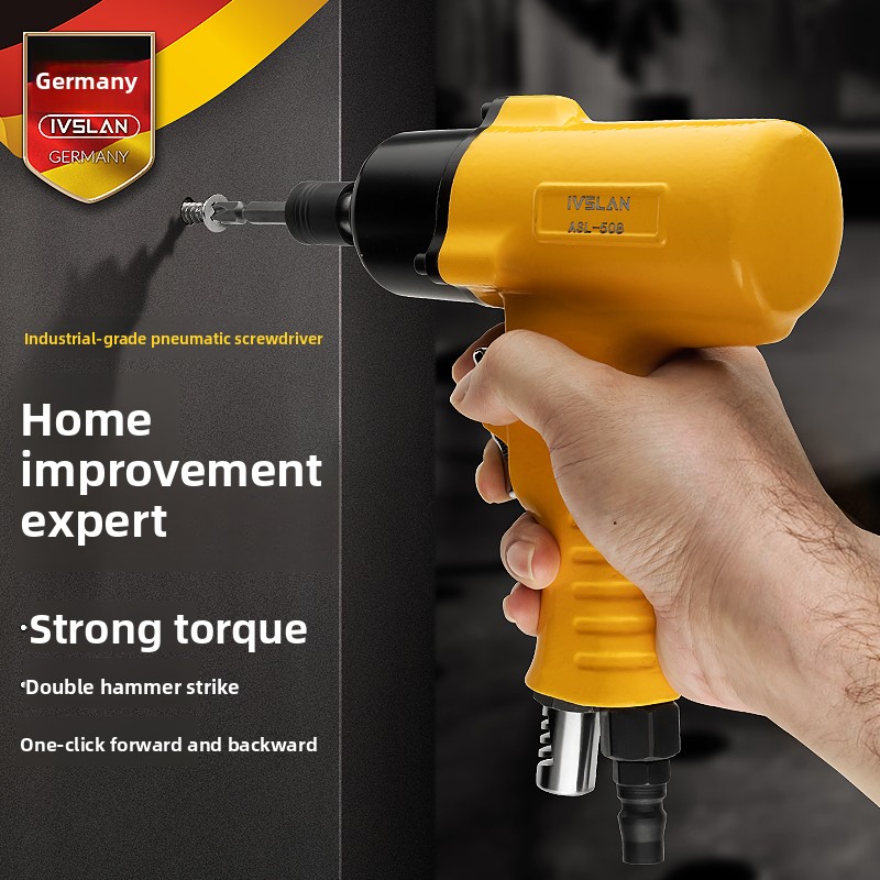 Home Improvement And Tools - German Aslan Heavy-Duty Pistol-Type Pneumatic Screwdriver