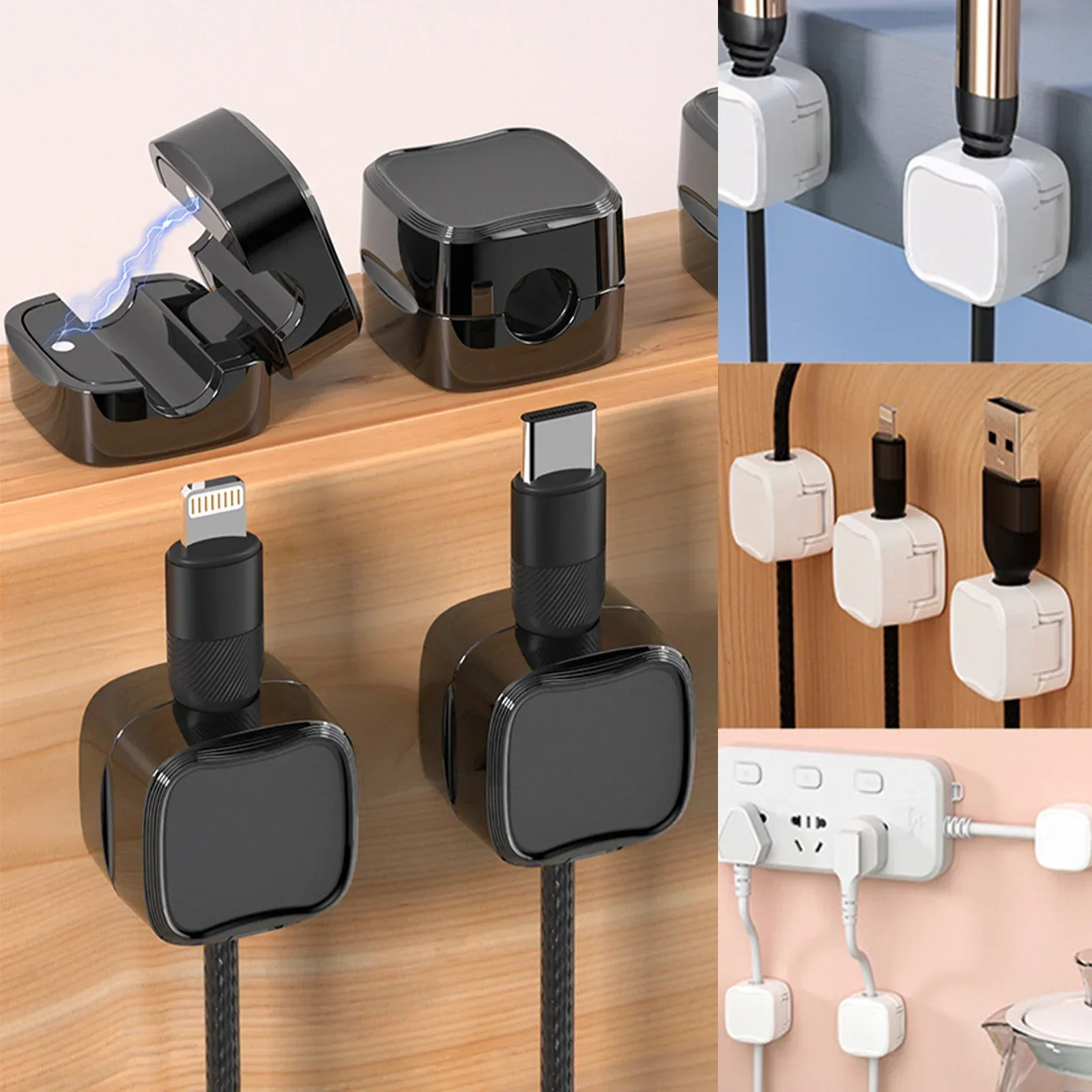 6/12/24PCS Magnetic Cable Orga - đánh giá và giá Wall Anchor Plastic