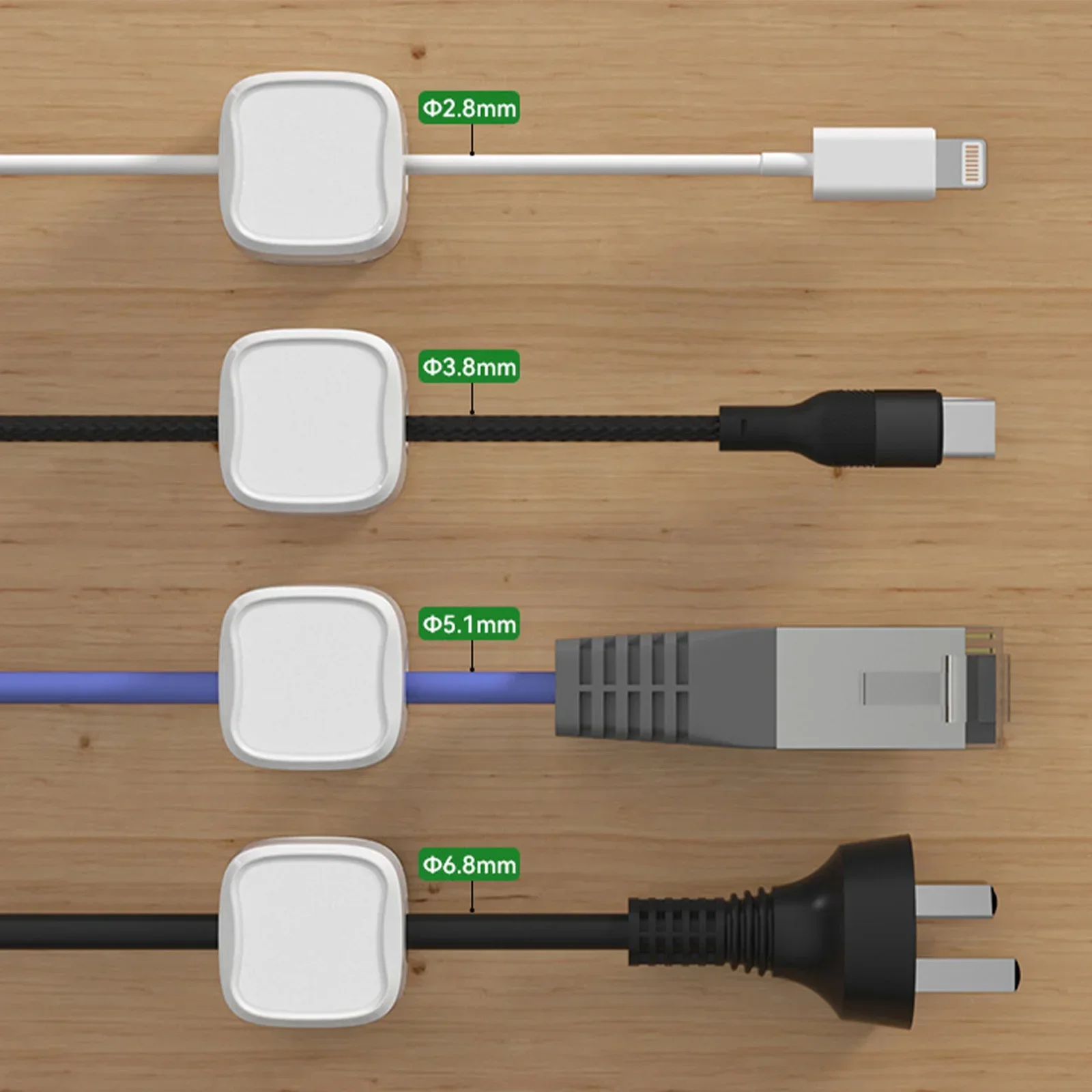 6/12/24PCS Magnetic Cable Orga - đánh giá và giá Wall Anchor Plastic