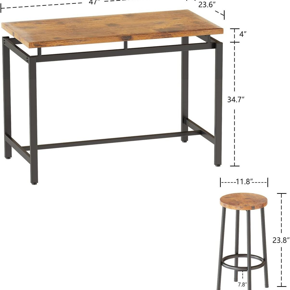 Dining table and chairs five-p - đánh giá và giá Home Improvement Kitchen Set