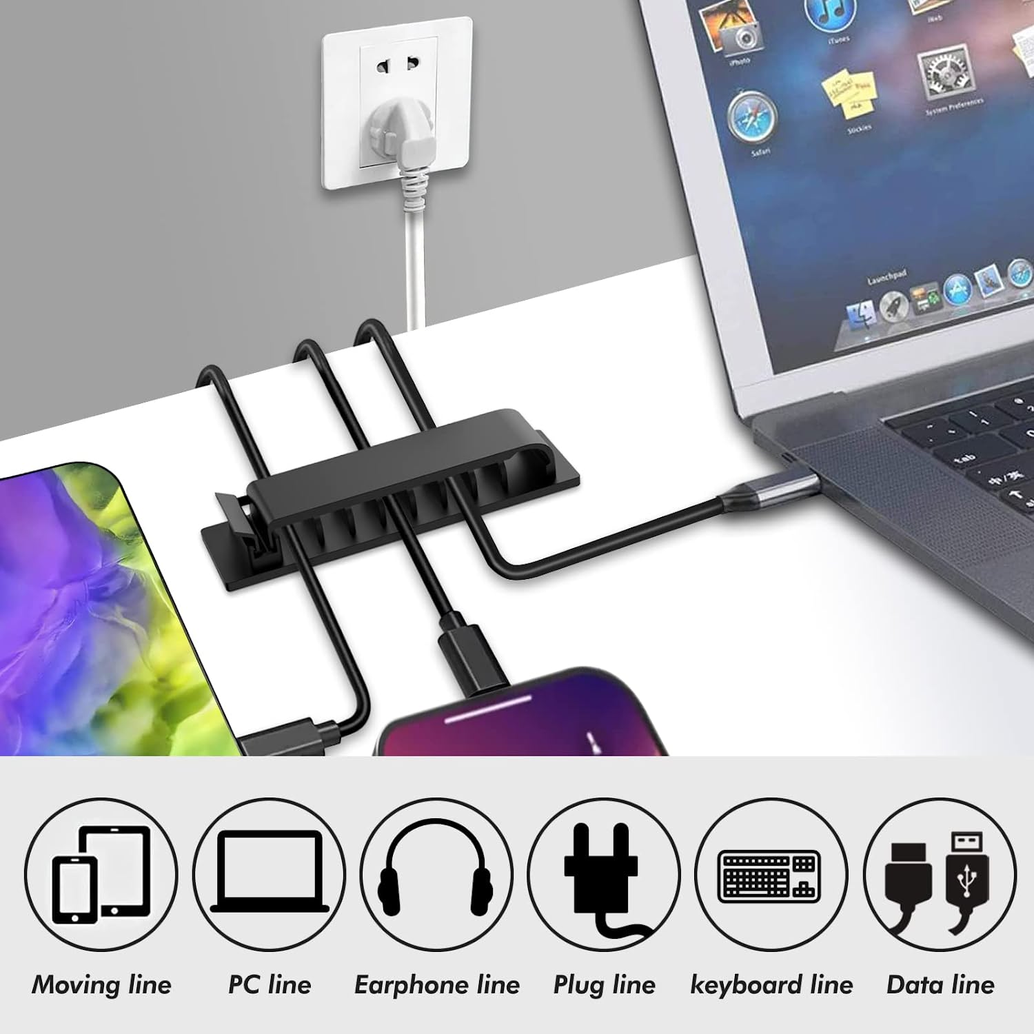 Cable Organizer Self Adhesive  - đánh giá và giá Wall Anchor Plastic