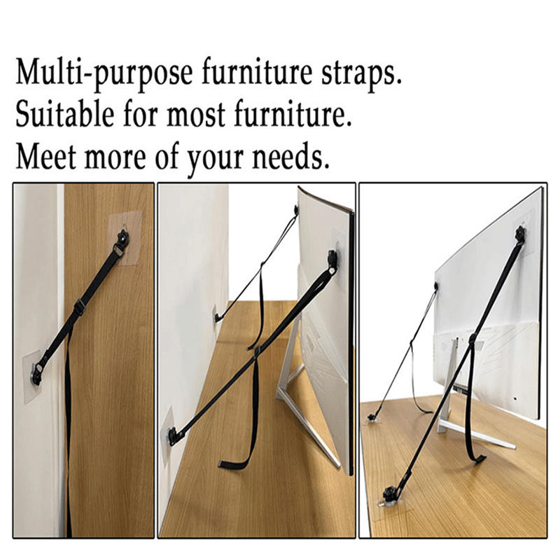 2 Pack Adjustable TV Safety St - đánh giá và giá Wall Anchor Plastic