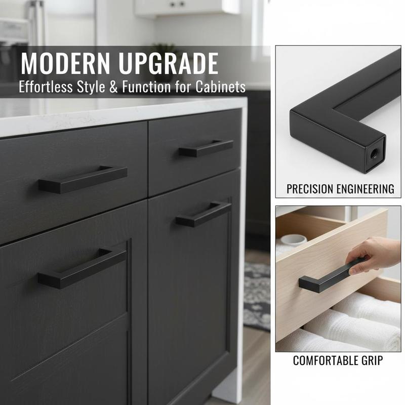 Slim Square Drawer Hardware 3. - đánh giá và giá Home Improvement Kitchen Set