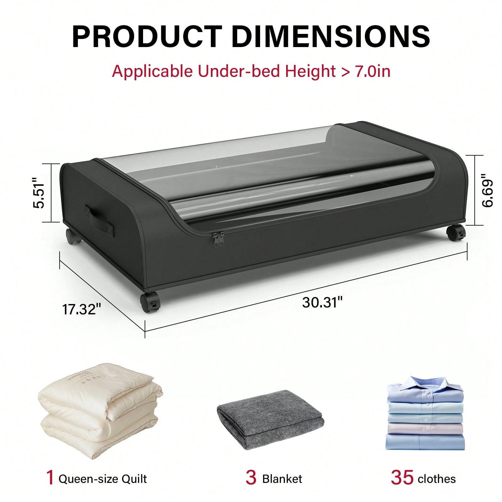Underbed Storage Organizer Wit - đánh giá và giá Cabinet Handle Pull