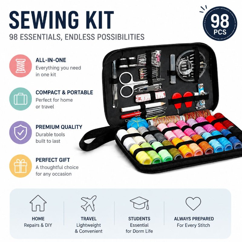 68/98PCS Sewing Accessories To - đánh giá và giá Home Improvement And Tools